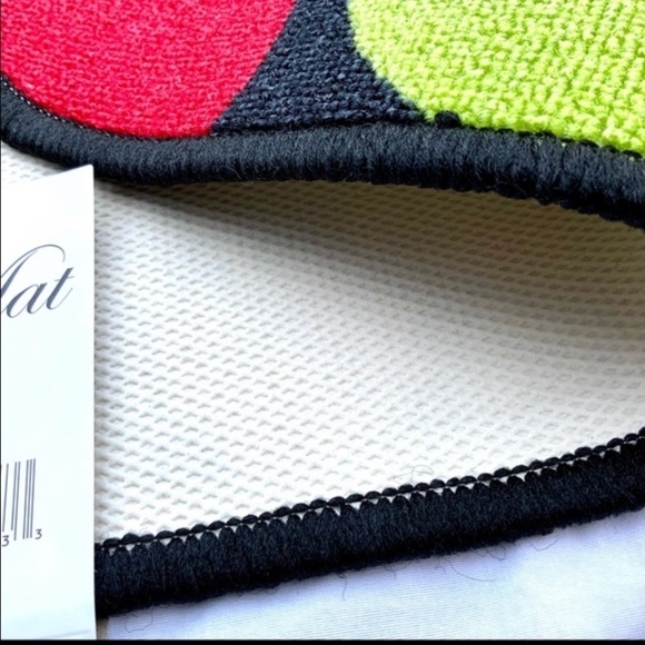 Assorted Fruit Colorful Printed Accent Rug Mat MultiColor Rectangle 18 X 30 in - Picture 3 of 8